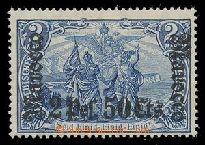 115771 - 1906 Mi.44, 2P50c/ 2M, ocelově blue, with wmk, quite lightl
