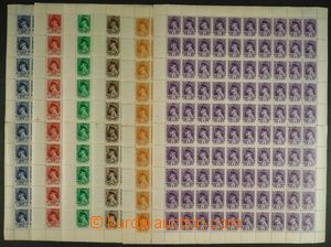 115863 - 1945 Pof.381-386, Moscow-issue, complete set 100-stamps. she