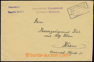 116037 - 1939 dopis do Vídně, rámečkové raz. poštovny Deutsche 