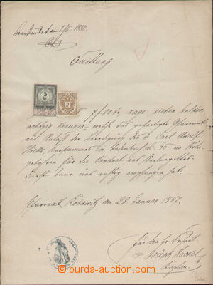 116229 - 1888 FISCAL USAGE OF POSTAGE STAMP  release with mixed (!) f