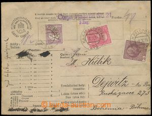116248 - 1914 FIELD-POST  money letter with mixed (!) Hungarian and A