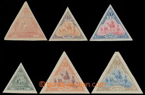 116258 - 1893-94 Mi.37-38, 52-55, Trojúhelníky, kat. SG £1.470