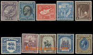 116443 - 1928 Mi.108-117; SG.123-132, 50. výročí britské správy,