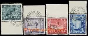 116457 - 1933 Mi.551-554, FIS, stamp. with margin and special postmar