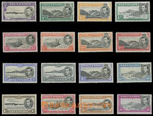 116480 - 1938 Mi.39-52 (SG.38-47), George VI., set 16 pcs of stamps, 