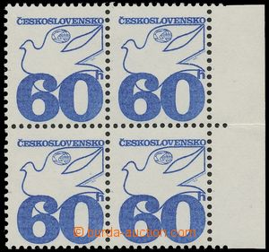116483 - 1974 Pof.2113 VV1, Poštovní emblémy - holubice, 4-blok s 