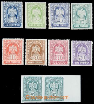116724 - 1914 Mi.276-283, Znak 1c - 1$, kompletní série, po nálepc