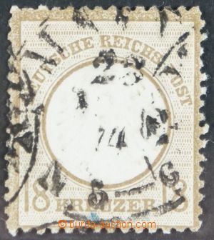116747 - 1872 Mi.11, Říšská orlice 18Kr, 1x kz, kat 500€
