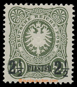 117368 - 1884 Mi.5Na, Postage 2½Pia / 50Pfg, dark olive green, r