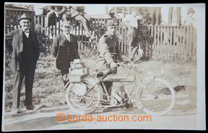 117560 - 1918 motocykl, lidé; nepoužitá, krásný detail, bezvadn