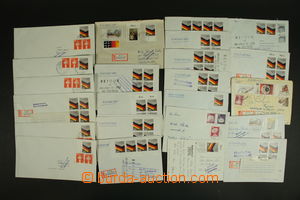 118844 - 1983-86 GERMANY / RETURNED MAILING  selection of 26 pcs of l