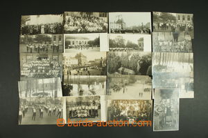 119008 - 1920-30 PODĚBRADY - DTJ a Sokol, sestava 20ks pohlednic, fo