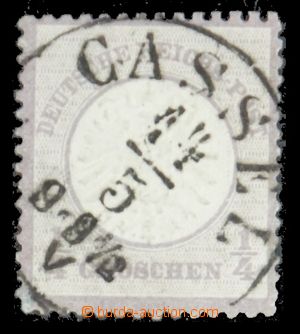119161 - 1872 Mi.16, Říšská orlice, hodnota ¼Gr šedofialov
