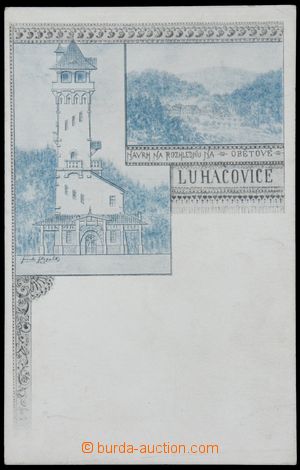 119217 - 1905 LUHAČOVICE - projekt rozhledny na Obětové, architekt
