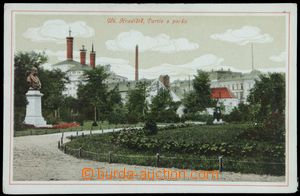 119253 - 1910 UHERSKÉ HRADIŠTĚ - městský park, pomník Františk