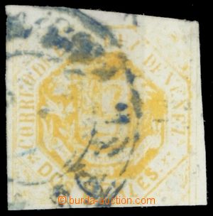 119343 - 1866/70 Mi.17, Znak v osmiúhelníku, hodnota 2R žlutá, ne