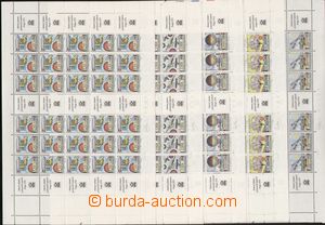 119393 - 1977 Pof.L86-90, PRAGA ´78, complete set 5 sheets with date