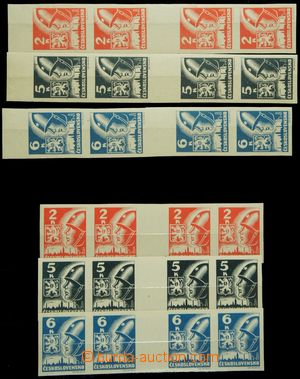 119514 -  Pof.354-356Ms+v(4), Košice-issue, vertical and horiz. 4-st