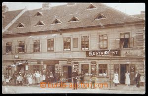 119584 - 1910 BRNO (Brünn) - restaurace Alois Rechtorik, lidé před