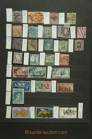 119709 - 1922-72 sestava známek na zásobníkovém listu, popsáno, 