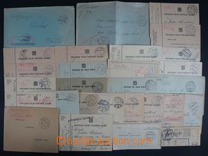 119755 - 1938 selection of 29 pcs of various entires with postmarks F