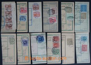 119762 - 1918-19 sestava 11ks ústřižků poštovních průvodek, 1x