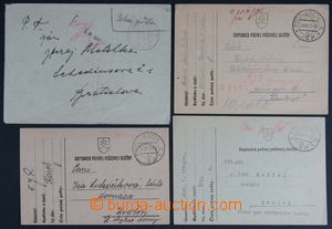 119788 - 1939-41 sestava 3ks lístků PP a 1 dopisu s raz. SP č.8, r