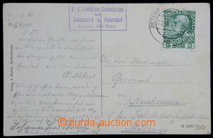 119921 - 1911 poštovna BISCHOFSKOPPE B. ZUCKMANTEL, kat. Geb.1803/3,