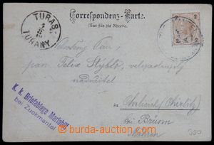 119922 - 1898 postal-agency MARIAHILF B. ZUCKMANTEL, c.v.. Geb.1813/1