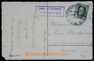 119925 - 1925 poštovna CHVALKOVICE (IVANOVICE NA HANÉ), kat. Geb.04
