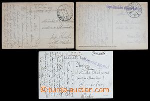 119975 - 1919 sestava 3ks pohlednic z Bratislavy (sběratelsky zajím