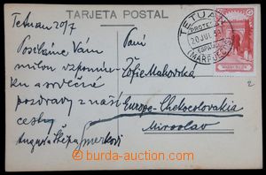 119979 - 1934 postcard from Tetuanu to Czechoslovakia with Mi.97, CDS