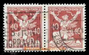 119995 -  Pof.154A ST, 40h brown, combination types I. + II., stamp. 