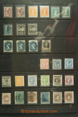 120001 - 1859-1908 CANADA, COLONIES  sbírka známek a dopisnic, ulo