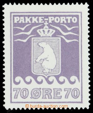 120087 - 1930 GREENLAND  Mi.10A (FACIT P10), balíková zn. 70 Ø