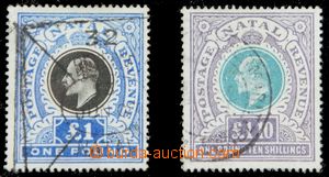 120208 - 1902 Mi.73-74 (SG.142-143), Edvard VII., kat. SG £160