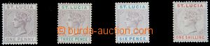 120237 - 1886 Mi.20, 26-28 (SG.39-42), Queen Victoria, cat. Gibbons &