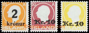 120253 - 1924-26 Mi.111, 119-120, Přetisk, známky čís. 111 a 119 