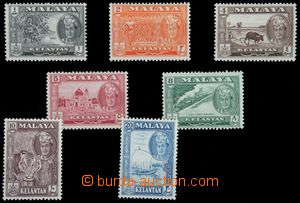 120282 - 1957 Mi.83-89 (SG.96-102), Sultán Tengku Ibrahim, kat. SG &