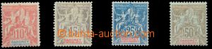 120293 - 1900 Mi.1-5 (Yv.2-5), Alegorie, série 4ks známek z r. 1900
