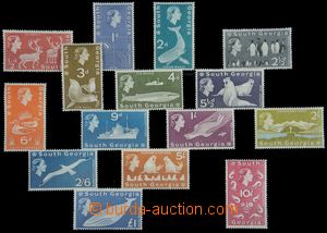 120307 - 1963 Mi.9-23 (SG.1-15), Fauna, kat. 250€