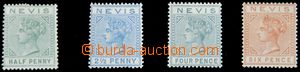 120315 - 1879-86 Mi.14, 21-23, (SG.25, 29, 31, 33), Queen Victoria, c