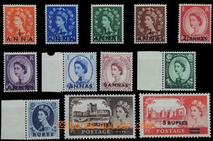 120316 - 1952-60 SG.42-51, 56-57, Přetisk, kat. SG £26