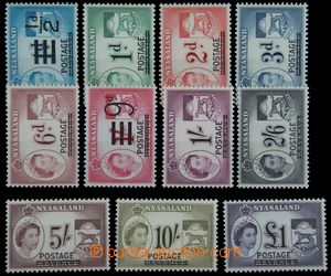 120377 - 1963 Mi.114-124 (SG.188-198), Přetisk, kat. SG £15