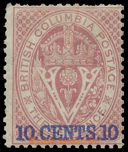 120423 - 1869 Mi.9C (SG.30), overprint 10C, perf 14, cat. Gibbons 