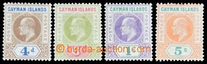 120450 - 1905-07 Mi.13-16 (SG.13-16), Edvard VII., kat. SG £275