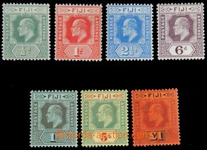 120462 - 1906-11 Mi.47b, 49-51, 53-55 (SG.118-124), Edvard VII., kat.