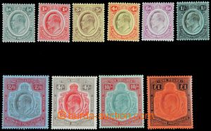 120487 - 1908 Mi.1-10 (SG.72-81), Edvard VII., kat. SG £750