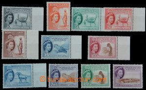 120492 - 1953 Mi.121-131 (SG.137-148), Alžběta II., kat. SG £1