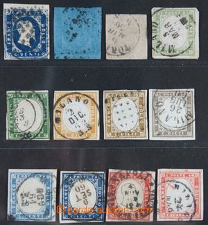 120590 - 1851-55 comp. 12 pcs of classical stamp, it contains e.g. Mi